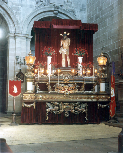 En el año 1951 se procede a la instauración de un Quinario como preparación espiritual para la Fiesta Principal, que se celebra cada segundo domingo de Cuaresma. La fotografía es del Quinario de 1985.